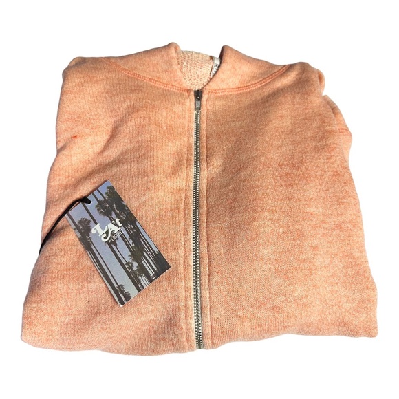 LA't by L’AGENCE Zip Hooded Fleece - Picture 3 of 5